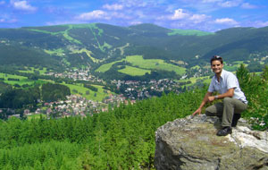 Panoramic View of Rokytnice nad Jizerou