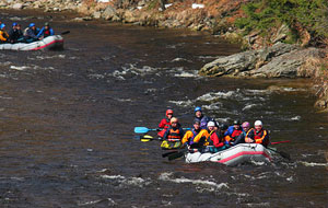 Rafting on Jizera River