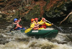 Rafting na řece Jizeře